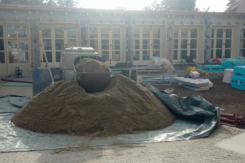 Betonáž podlah, U Lužického semináře Praha